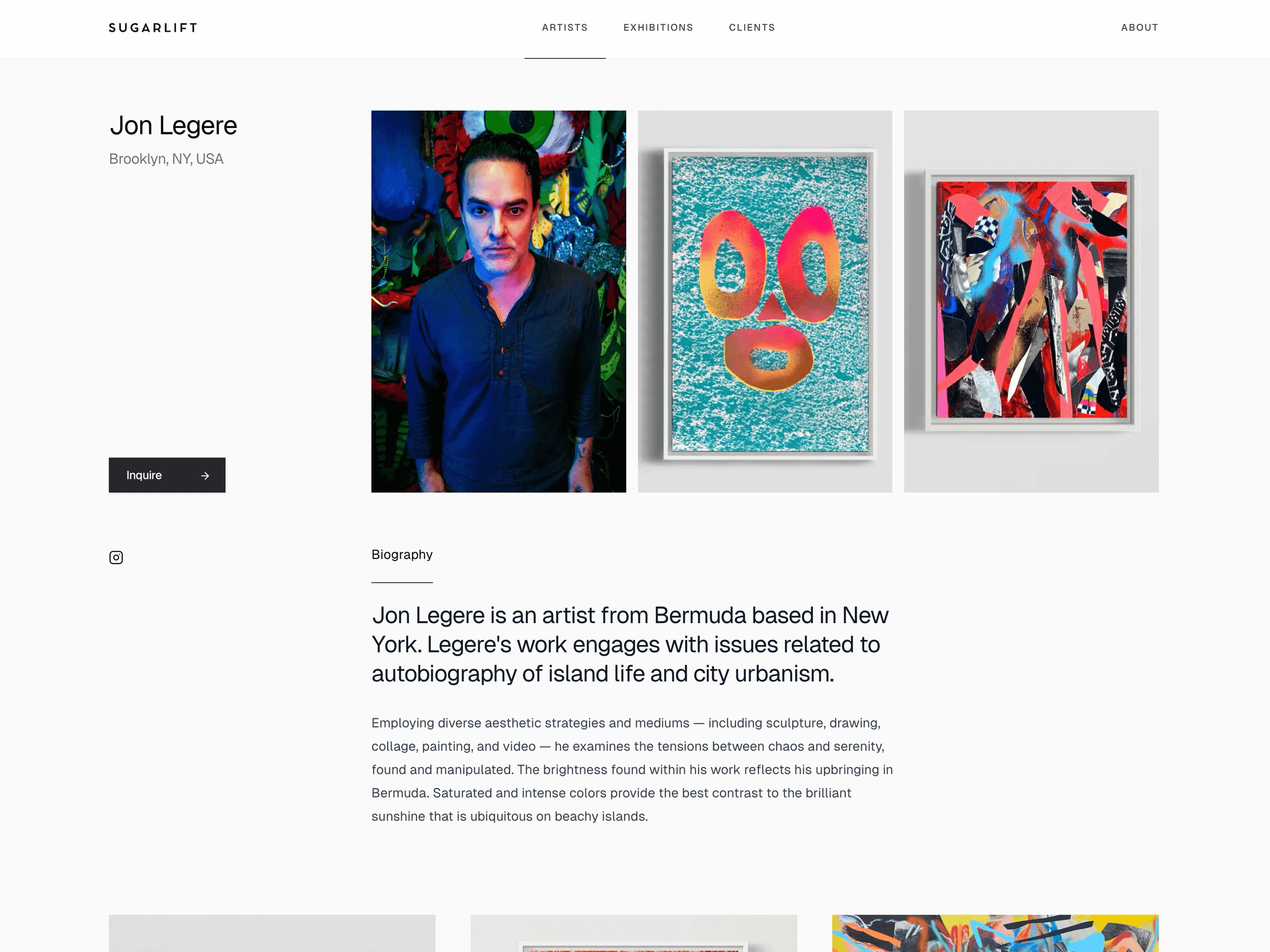 Decoupling content from code to build a high-performance art website screenshot 5