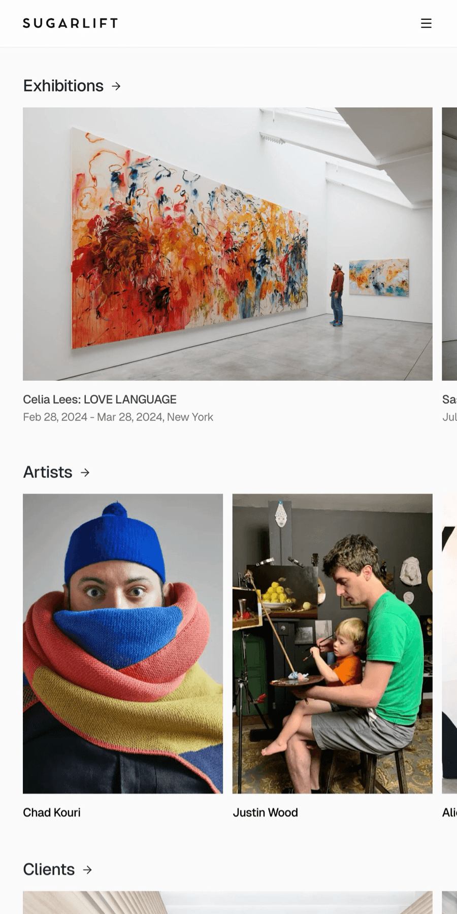 Decoupling content from code to build a high-performance art website screenshot 2